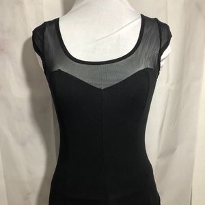 H&M Black bodycon Dress Sweetheart Neckline